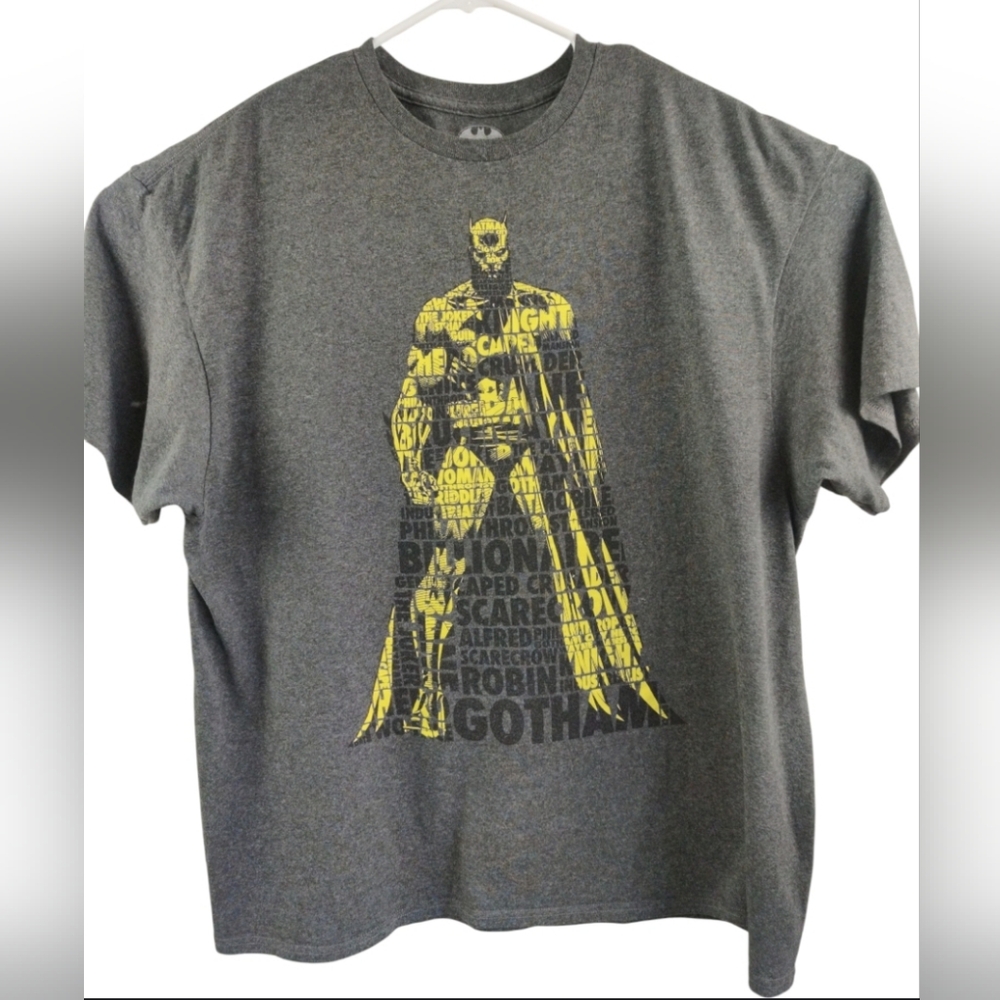 Batman T Shirt XXL Dark Grey 🩶